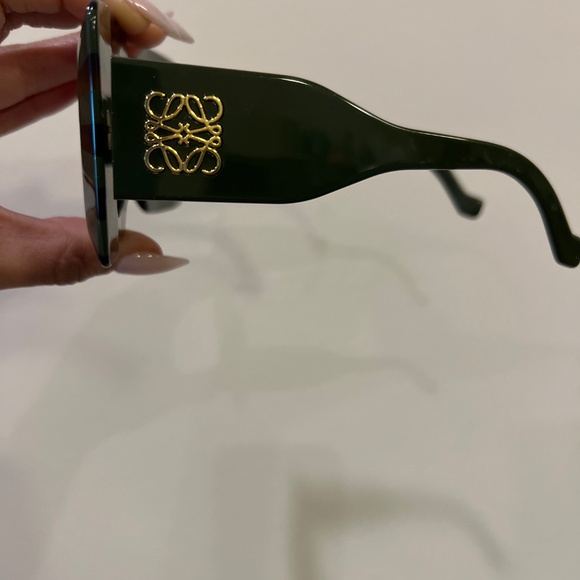 Loewe Green Oversized Sunglasses main image 4
